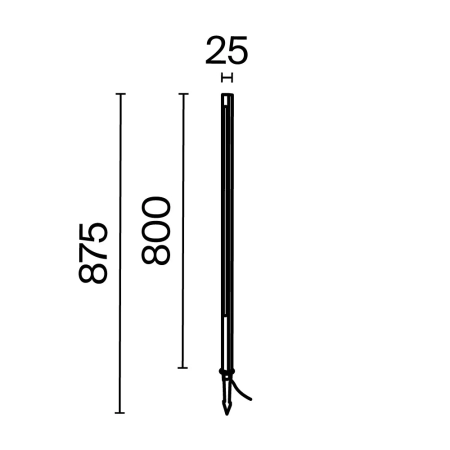 Ландшафтный светильник Outdoor O440FL-L12GF3K