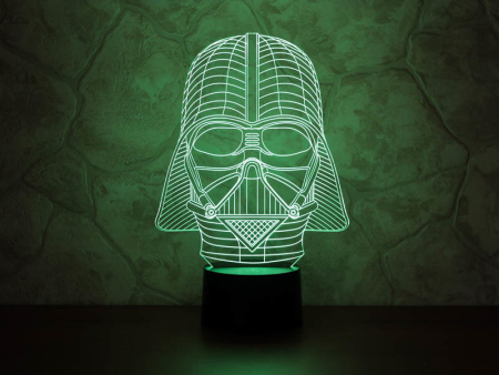 3D светильник  Дарт Вейдер
