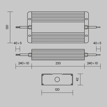 Источник напряжения Technical PSL008-400W-48V-IP67