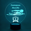 3D светильник  Плавание