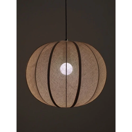 Светильник подвесной texture rib, D48 см, бежевый