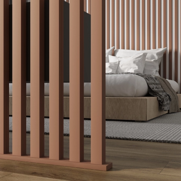 Интерьерная Рейка МДФ STELLA Планкен De Luxe Mauve 16*60*2700 (уп.6 шт.)