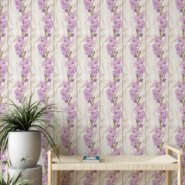 Панель ПВХ Шелк жемчужный Узор 620 2,7*0,25 STELLA Light