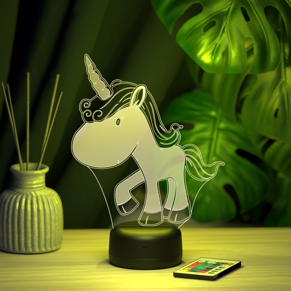 3D светильник  Светильник "Единорожка"