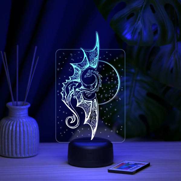 3D светильник  Светильник "Дракон #2"