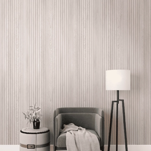 2К Профиль Финиш МДФ Stella Beats Light Ясень Айвори 2700x77x16 (уп.4шт.)