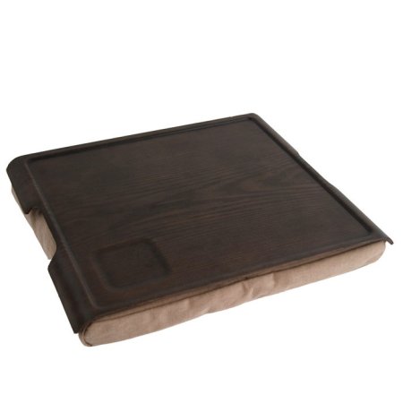 Подставка с деревянным подносом laptray венге-коричневая
