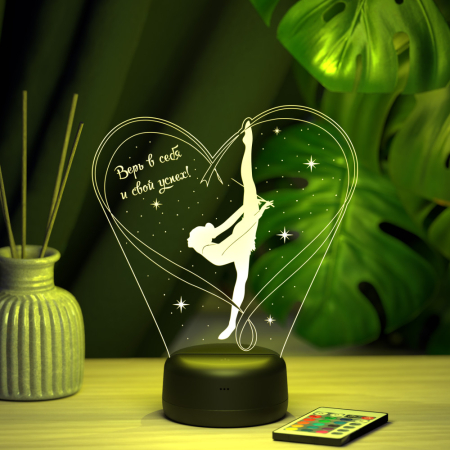 3D светильник  Светильник "Художественная гимнастика #5"