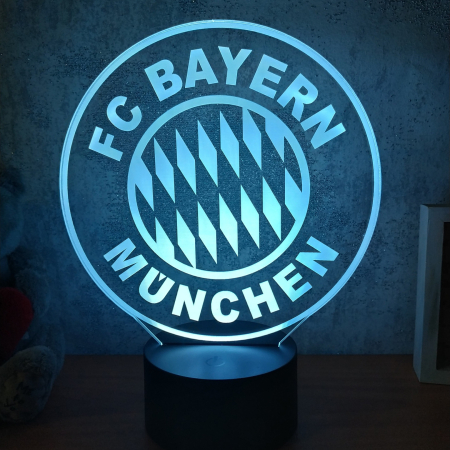 3D светильник  Бавария FC BAYERN MUNICH