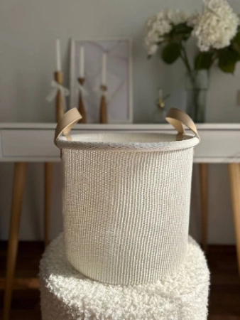 Корзина для хранения sustainable collection, D32х28 см, молочная