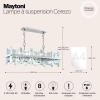 Подвесной светильник Maytoni MOD201PL-08N