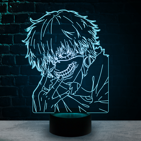 3D светильник  Канэки в повязке (Токийский гуль)