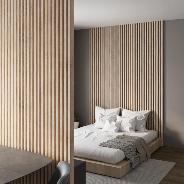 2К Интерьерная рейка МДФ Stella Ривьера Standard Дуб Сонома 40*30*2700 (уп.4 шт.)