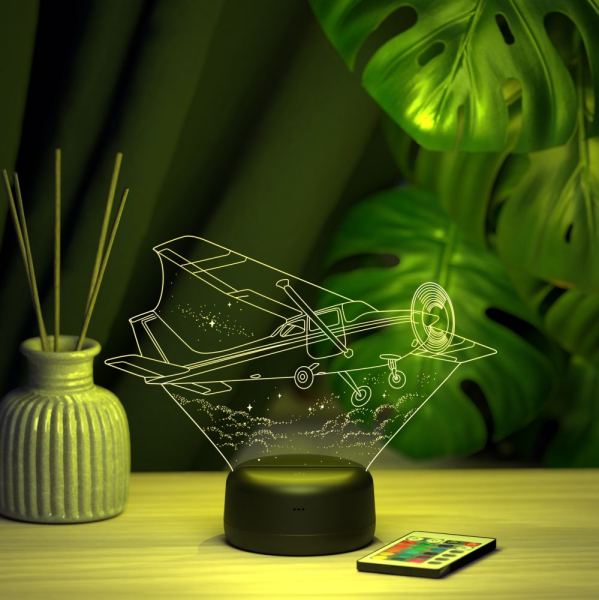 3D светильник  Светильник "Самолет Цессна"