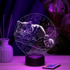 3D светильник  Светильник "Кот на дереве"