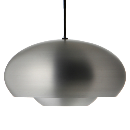 Лампа подвесная champ, d37,5 см, серебряная матовая