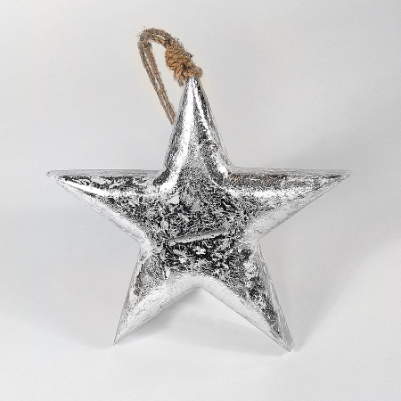 Фигурка декоративная snow star, подвесная, 15х15х2,5 см