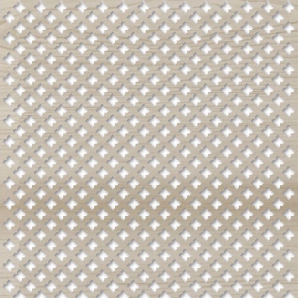 Панель декоративная перфорированная без рамки 1112х512 мм Готико дуб сонома STELLA (2шт)