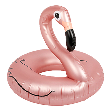 Круг надувной bigmouth, flamingo rose gold