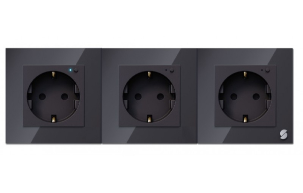 Умная розетка (встраиваемая на 3 гнезда) Sibling Powerswitch-W3