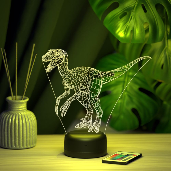 3D светильник  Светильник "Велоцираптор"