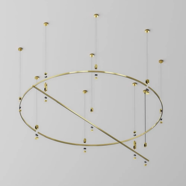 Шинопровод накладной/подвесной Technical TRX154-2SR-D1500-BS