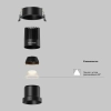 Встраиваемый светильник Technical DL118-15W-2.7K-B