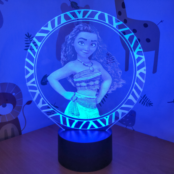 3D светильник  Моана