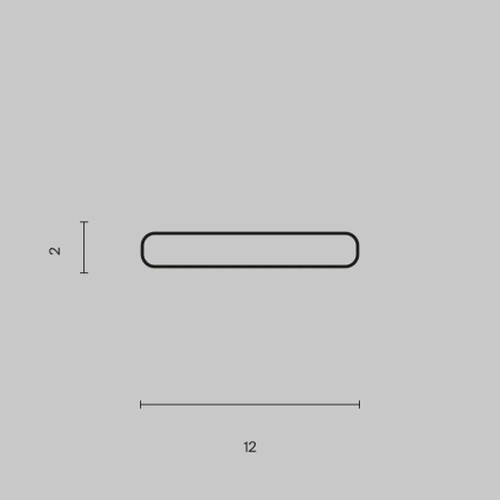 Комплектующие к светодиодной ленте Led Strip ALM-1202-S-2M