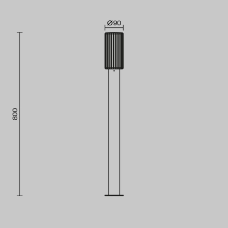 Ландшафтный светильник Outdoor O502FL-01B1