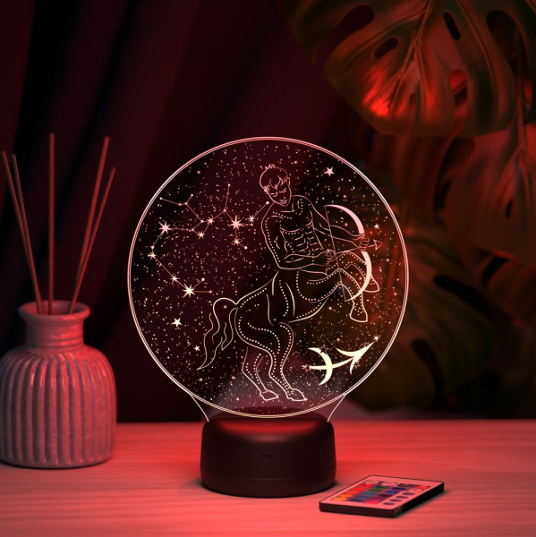 3D светильник  Светильник "Зодиак - Стрелец"