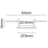 Профиль Led Strip ALM011S-2M