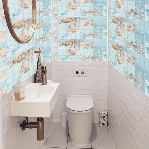 Панель ПВХ 0,2 мозаика «Морская фауна» Stella