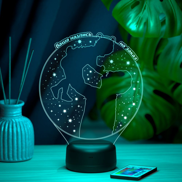 3D светильник  Светильник "Дедушке"