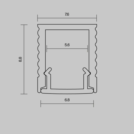 Профиль Led Strip 631010