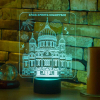 Ночной 3d светильник Храм Христа Спасителя