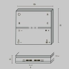 Панель управления Lighting control DRC034-8-W