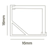 Профиль Led Strip ALM009S-2M