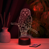 3D светильник  Светильник "Хищная сова"