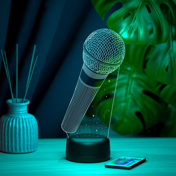 3D светильник  Светильник "Микрофон"