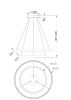 Подвесной светильник Maytoni MOD058PL-L74W4K