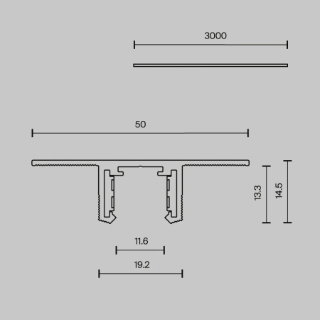 Шинопровод Technical TRX239-423.12B