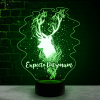 3D светильник  Заклинание Экспекто патронум (Гарри Поттер)