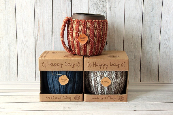 Вязаная кружка "Фраппе"