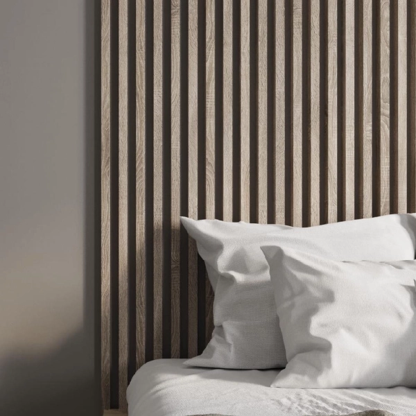 2К Интерьерная рейка МДФ Stella Ривьера Standard Дуб Винтаж 40*30*2700 (уп.4 шт.)