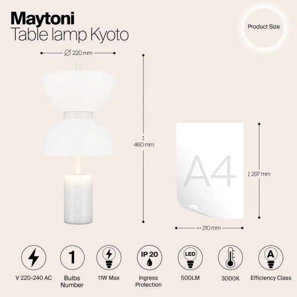 Настольный светильник Maytoni MOD178TL-L11W3K