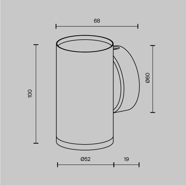 Настенный светильник (бра) Technical C068WL-01B