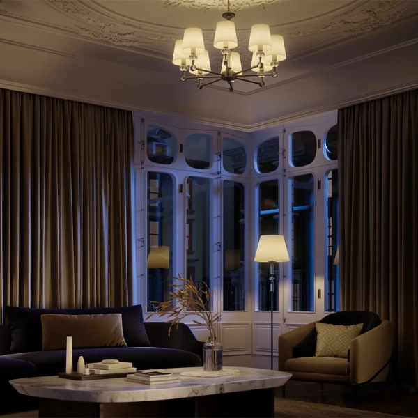 Напольный светильник (торшер) Maytoni MOD018FL-01CH