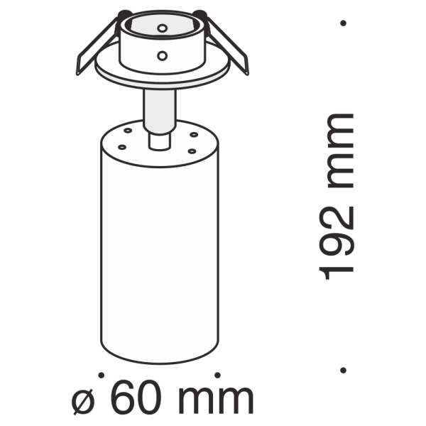 Встраиваемый светильник Technical C018CL-01W
