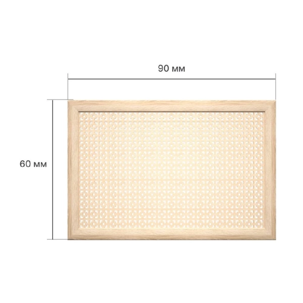 Экран для радиатора 90х60 см Дамаско дуб сонома STELLA